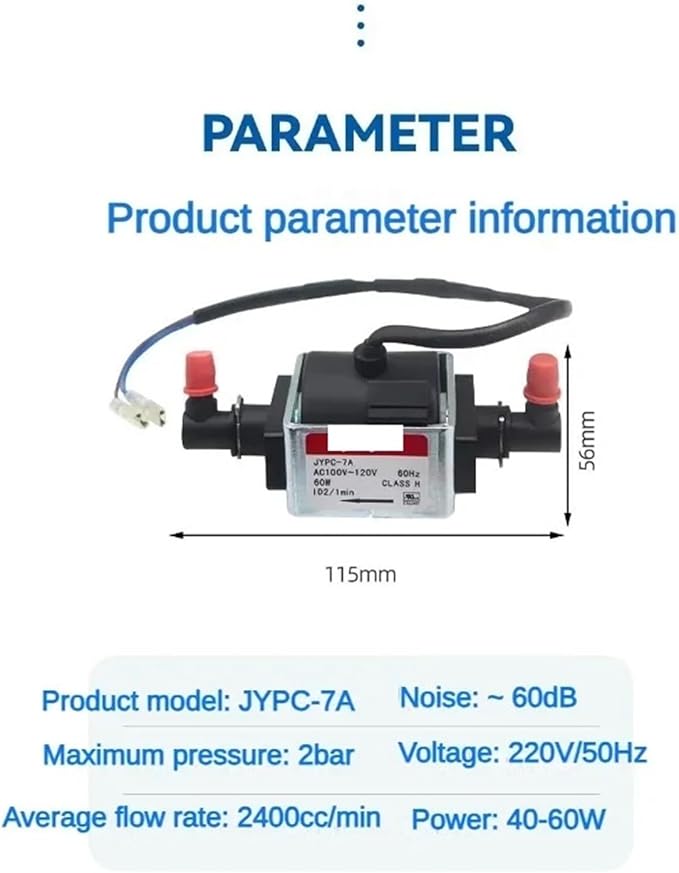 110V Steam Iron Water Tank PumpCompatible For JiayinElectric Pump JYPC-7A Mop Coffee Machine Accessory