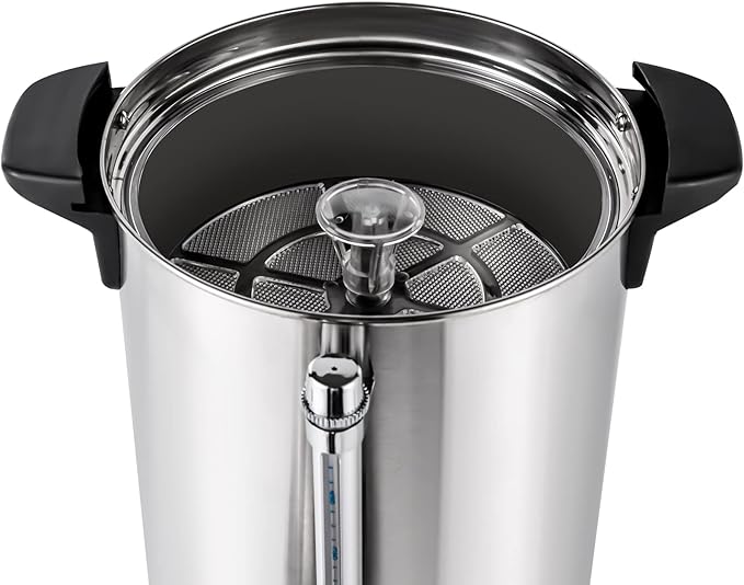 10 L Percolate Coffee Urn110V 1KW Commercial Grade Stainless Steel Coffee Maker Hot Water UrnHot Coffee Dispenser for HomeOfficeWedding PartyBuffet Catering