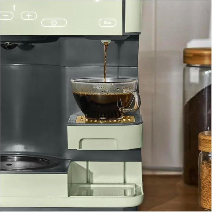Multi-Brew Coffee Maker 12-cup carafe or a single-serve cup (green)