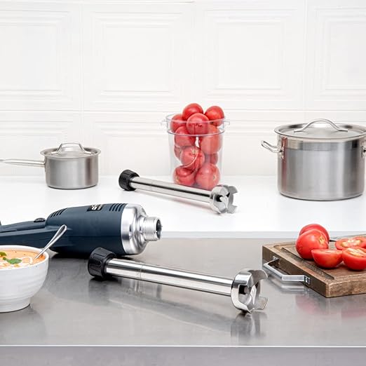 Restaurantware ATTACHMENT ONLY: Hi Tek 16 Inch Immersion Blender Attachment 1 Dishwashable Blending Shaft - Blender Sold Separately Durable Stainless Steel Blender Attachment
