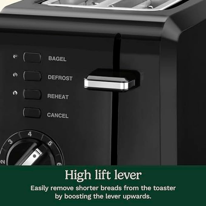 Cuisinart CPT-122BK 2-Slice Compact Plastic ToasterBlack(Pack of 4)
