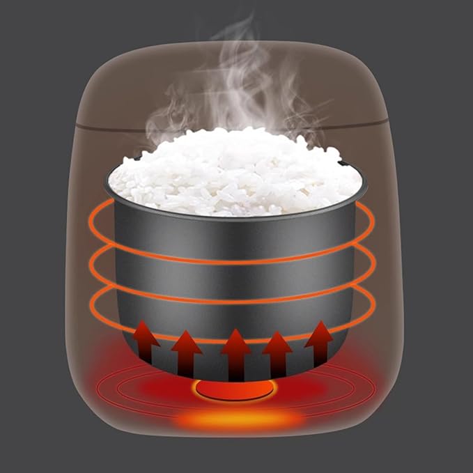 Rice Cookers 1.2L Mini Rice Cooker Multi-Function Electric Rice Cooker Non-Stick Kitchen Household Small Cooking Machine Make Porridge Soup Rice Maker