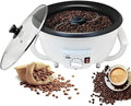 Electric Beans Baking Machine Coffee Roaster Machine 1200W Household Coffee Beans Roasting Machine 0-240°C Adjustable Temperature Heat Evenly 800g Capacity
