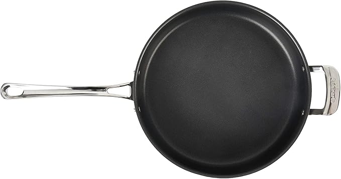 Cuisinart Contour Hard Anodized 5-Quart Saute Pan with Helper Handle and Cover