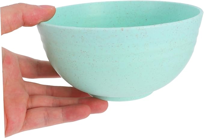 Alipis 12pcs Straw Dinnerware Set Unbreakable Plates Bowls and Cups Microwave Safe for Home Dining Camping and Outdoor Use Versatile and Stylish Design