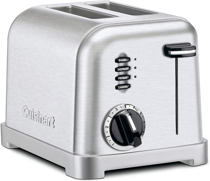Cuisinart SCO-60 Deluxe Stainless Steel Can Opener &amp Metal Classic 2-Slice toaster Brushed Stainless