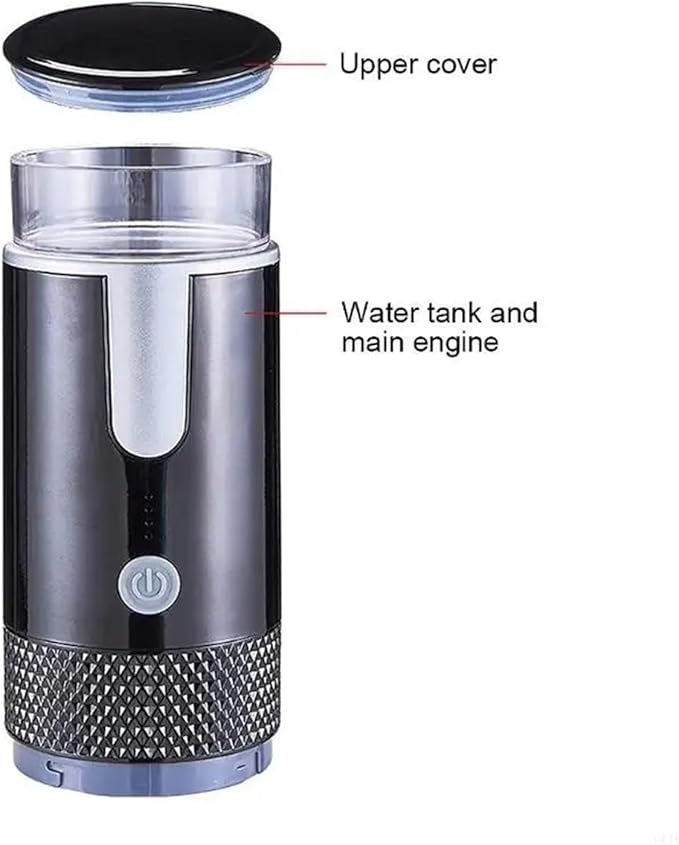 Portable Coffee Machine USB Outdoor Camping Travel Portable Capsule Coffee Machine for Car Home Electric Espresso Machine Coffee Powderfor Outdoor Travel Picnic