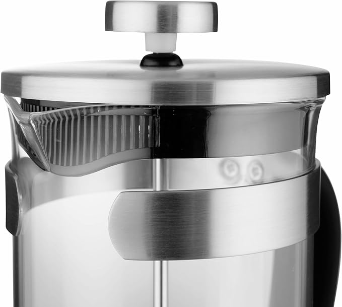 BergHOFF 1106810 0.35 Litre Stainless Steel Studio Coffee/Tea Plunger Clear