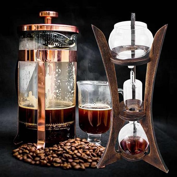 Beverage Equipment Durable Cold Brew Coffee Maker 600ML/20.29oz Siphon Coffee Maker Durable Iced Coffee Maker with Adjustable Water Flow Siphon Coffee Maker