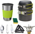 DS-101 Portable Outdoor Camping Cooking Set Picnic Boiler Cookware Combination (Black) Cookware Set Cookware Picnic Boiler Cookware (Color : Orange)