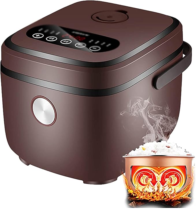 Rice Cooker Household 2 to 3 People Small Mini Rice Cooker Multifunctional Authentic Old-Fashioned Cooking Dormitory 2.5L(A) (B)