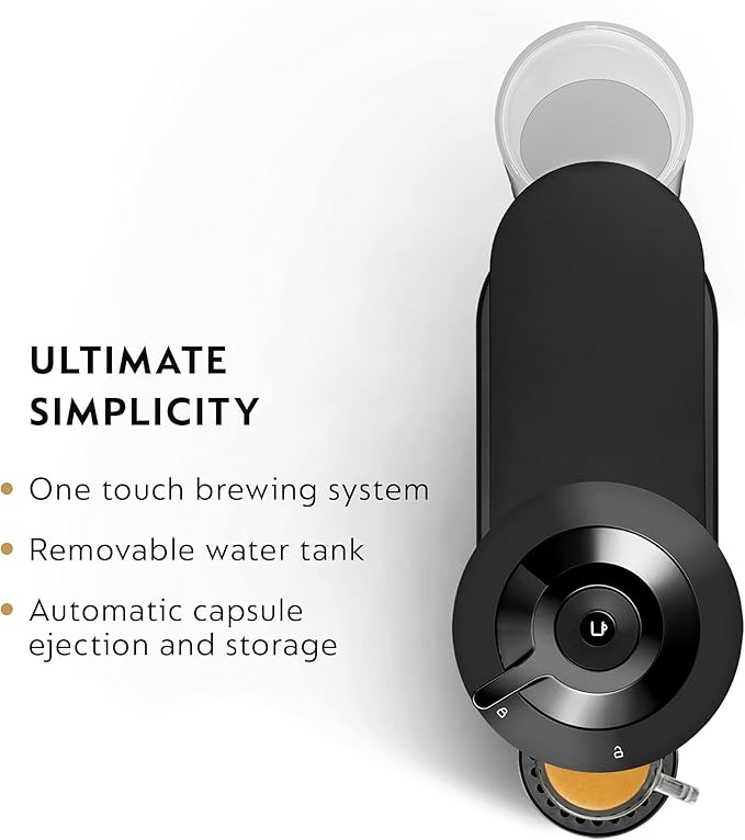 Nespresso VertuoPlus Coffee and Espresso Machine by Breville1.1 liters Ink Black