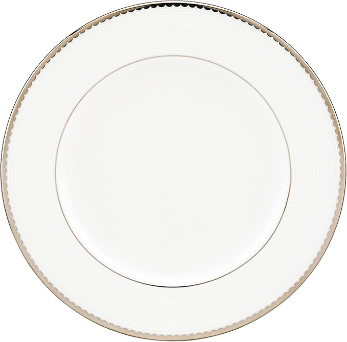 Kate Spade New York Sugar Pointe Salad Plate 0.70 LB White