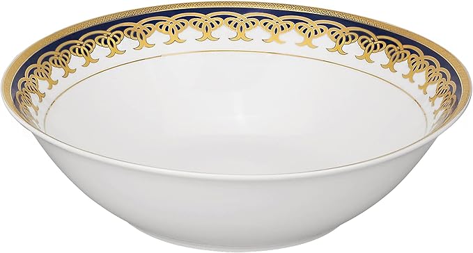 Lorren Home Trends 57-Piece Porcelain Dinnerware Set Iris Service for 8