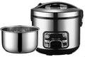 Rice Cooker (2-5L) 201 Stainless Steel Inner Pot Intelligent Insulation Make Rice &amp Steam Food &amp Vegetables 220-240V UK/EU Power(4L)