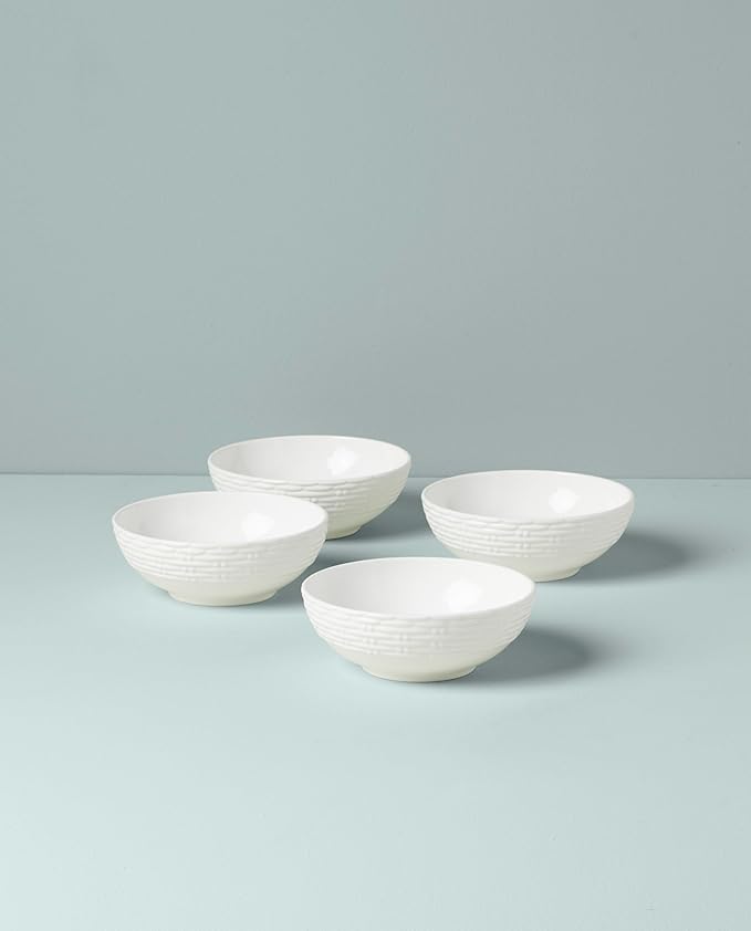 Lenox Wicker Creek All-Purpose Bowls Set of 4 2.84 White