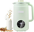 Electric Nut Milk Frother Maker Machine 50oz (1.5L) Portable Soy Milk Blender with Delay Start/Keep Warm/Clean Green