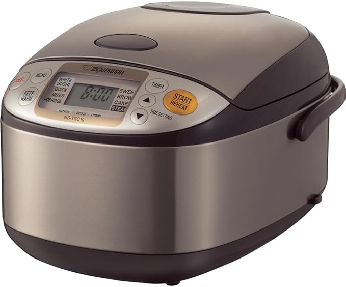 Zojirushi Micom Water Boiler and Warmer 169 oz/5.0 L White &amp NS-TSC10 5-1/2-Cup (Uncooked) Micom Rice Cooker and Warmer 1.0-Liter