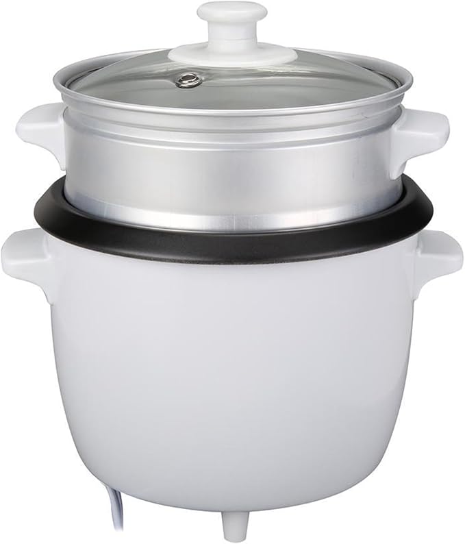 Tayama Rice Cooker with Steam Tray 3 Cup White (RC-03R)