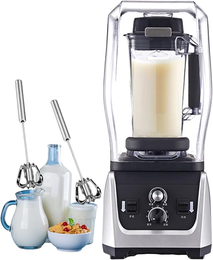 Stand Mixer 45000rpm Countertop Juicer Smoothie Maker 7 Speed Food Blender And Crusher Electric Kitchen Mixer with Soundproof Lid Design 1680w5L