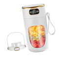 Portable Juicer Cup Real Battery - Easy Cleaning Ideal Health Enthusiasts Fitness Lovers(01Single with Lid)