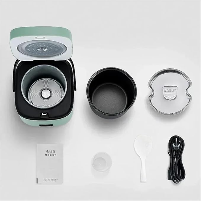 Smart Electric Rice Cooker Multicooker Mini Electric Cooking Pot Non-Stick Cooker 1-2 People Household Kitchen Appliance 220V(Side panels)