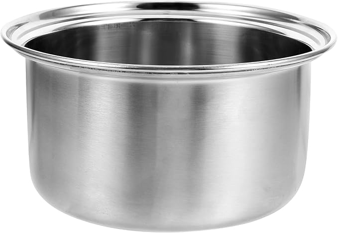 Cabilock Stainless Steel Hot Pot Liner for Induction Cooking Anti-Scald Soup Pot Liner for Single Serving Dual Flavor Divider for Small Gatherings