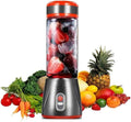 Portable Blender USB Rechargeable Personal Size Blender for Shakes and Smoothies Strong Cutting Power with Six Blades for Sports Travel and Outdoors(Red)