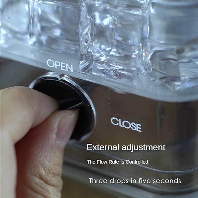 Ice Drip Coffee Pot Square Cold Brew Square Pot Coffee Teapot Coffee Maker for Kitchen Office Use