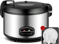 Commercial Rice Cooker Large Rice Cooker with Nonstick Inner PotStainless Steel Exteriorfor HotelsCanteensSchool(18L)