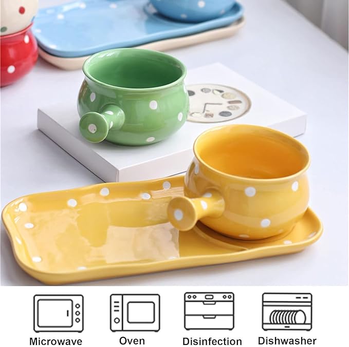 Elegant Ceramic Dinnerware Set with Serving Plates Soup Bowls &amp Cracker Holder - Durable Tableware for Family Meals Entertaining Guests Daily Use