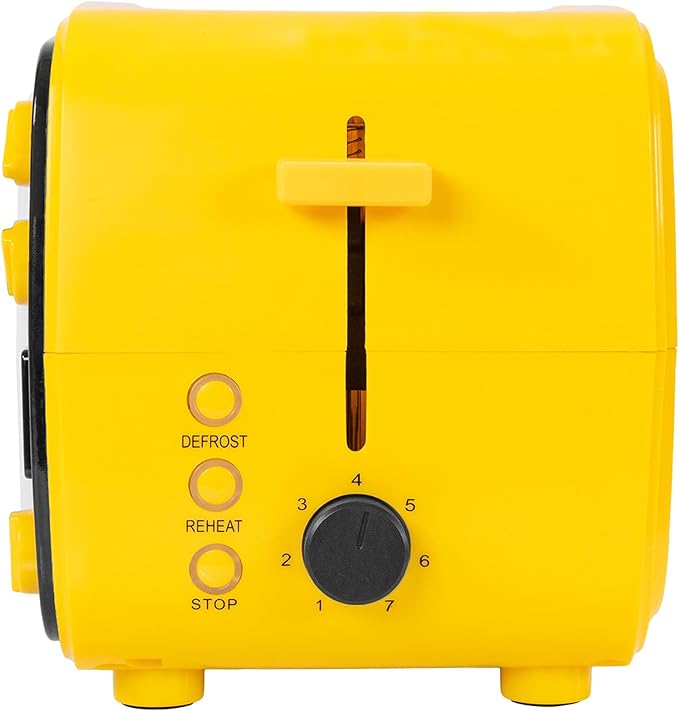 Uncanny Brands Peanuts Retro TV Toaster with Light Up Frame Two Slice Model with Snoopy Artwork Themed Kitchen Appliance