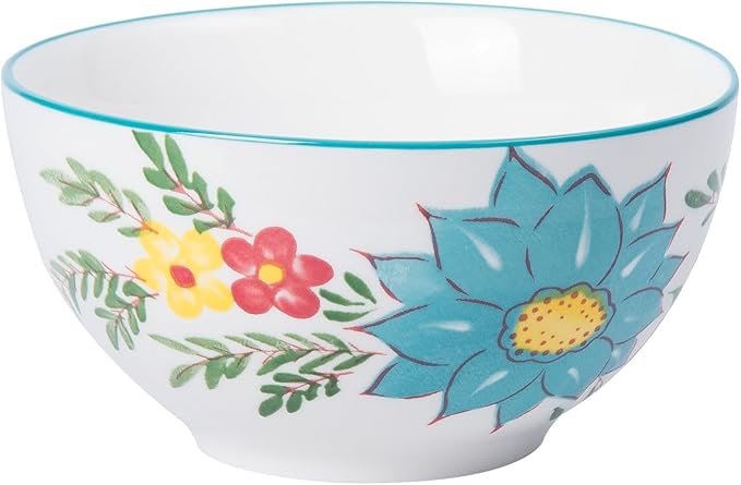 HomePop Ceramic 12-Pieces Dinnerware SetsDish Plates and Bowls Sets - Red
