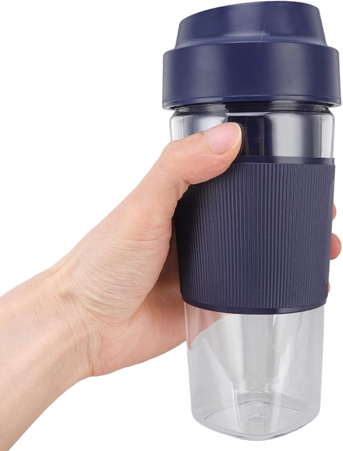 Portable Electric Juicer Cup 300ML USB Charging Handheld Electric Blender Cup with Stainless Steel Blades Make Ice Gaza Milkshakes Juice (#2)