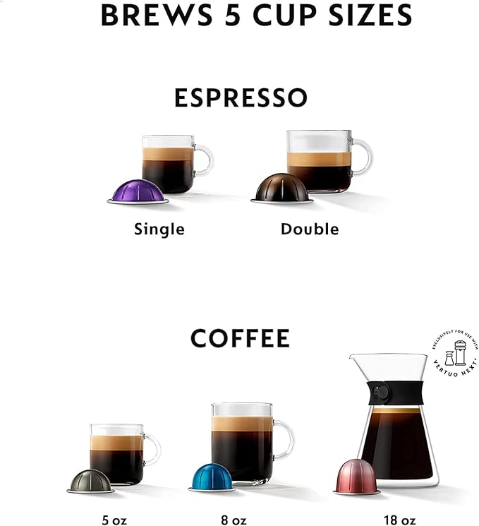 Nespresso Vertuo Next Coffee and Espresso Maker by Breville Navy Descaling Kit