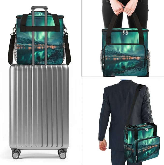 Beautiful Sea Landscape Coffee Maker Travel Bag for K-Mini or K-Mini Plus Single Serve Coffee Brewer Portable Storage Tote Case for Tarvel