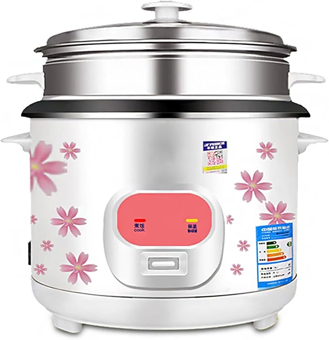 Rice Cooker (2-6L) Home Dormitory Rice Cooker Non-stick Inner Pot for Make Rice &amp Steam Healthy Food &amp Vegetables US/EU Power(6L)