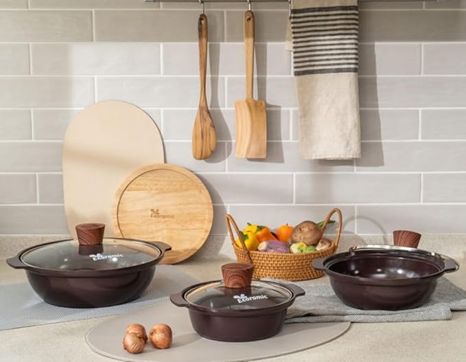 Ecoramic IH Clay Pot 4-piece Set