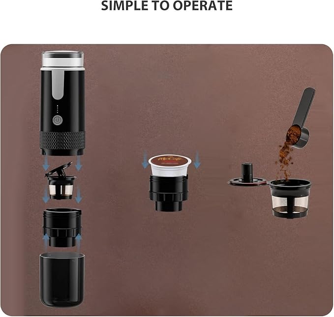 Portable Coffee Maker Coffee Powder Box Machi Capsule Machine Coffee Machine Automatic for Original Capsules Coffee Making Device