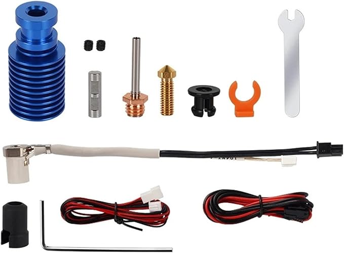 For Volcano Hotend for E3D V6 24V 50W 60W For Voron 2.4 3D Printer Ceramic Heating Core Print Head For Voron for Prusa Ender 3 CR10 MK3S(Volcano 24V 60W)