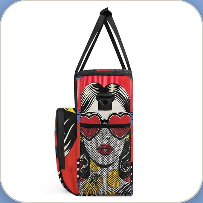 Coffee Maker Carrying Bag Heart Girl Single Cup Coffee Maker Travel Bag Compatible with Keurig K-Mini or K-Mini Plus Portable Storage Bag with Shoulder StrapAZ-190