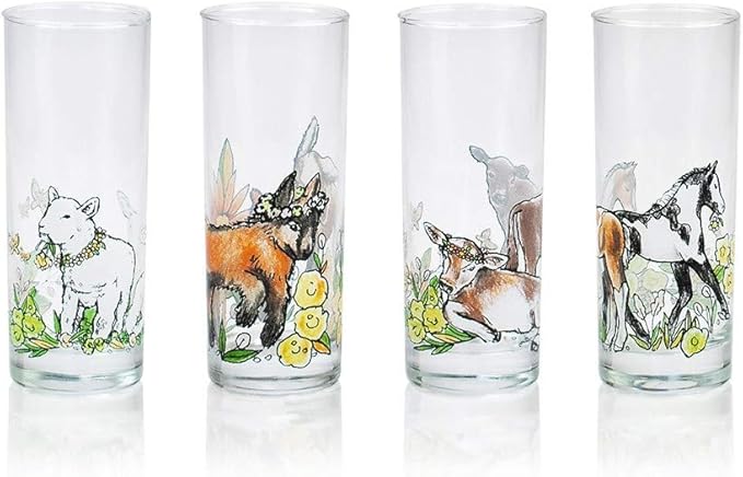 Everything Kitchens 16-Piece Dinnerware-Set with Drinking Glasses