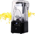 Commercial Stand Mixer 2.2L Electric Blender Smoothie Maker with 110V-240V 18000-30000RPM Capacity Soundproof Hood 5 Presets for Kitchen Milk Tea Coffee Dessert Leisure Shop