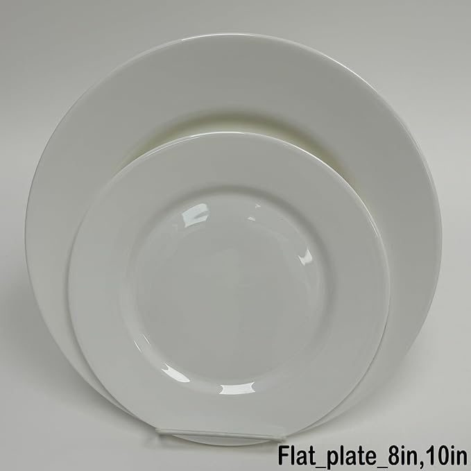 Bone China Dinnerware and Serveware. 21 Piece Dinnerware Set Service for 6 Classic White