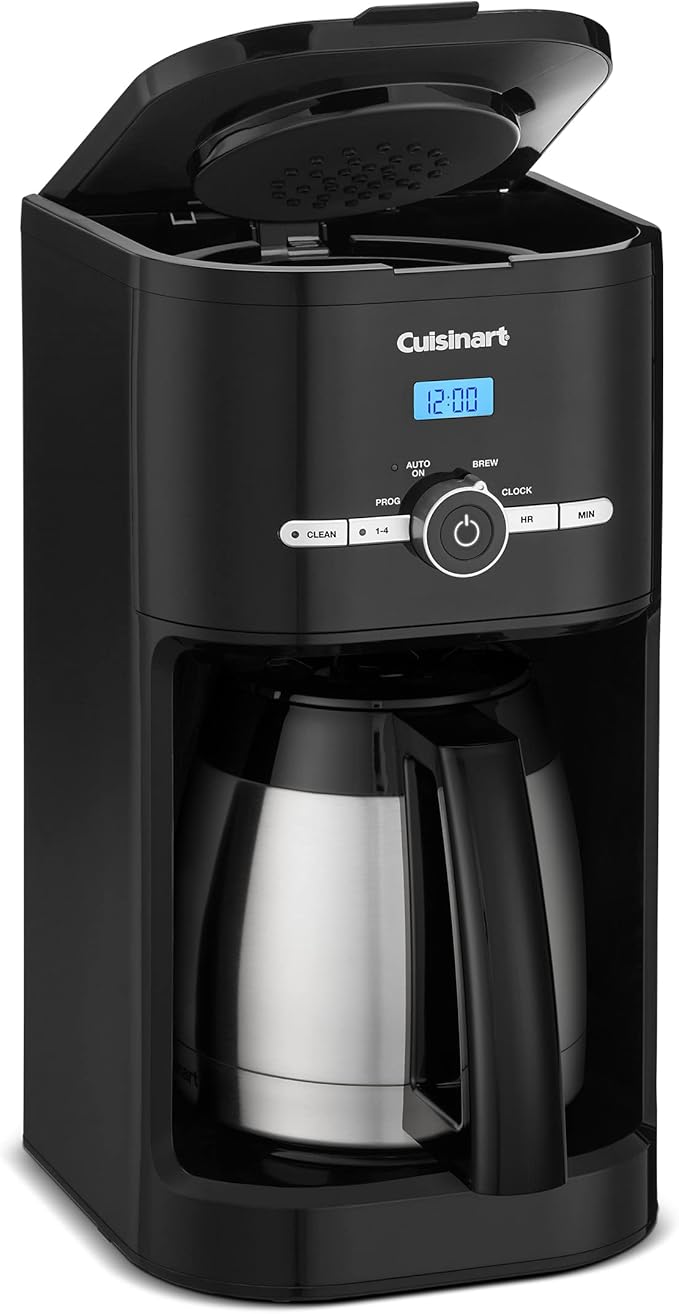 Cuisinart DCC-1170BK 10-Cup Thermal Classic™ Coffeemaker Black with Thermal 10-Cup Programmable &amp GTF Gold Tone Coffee Filter 10-12 Cup