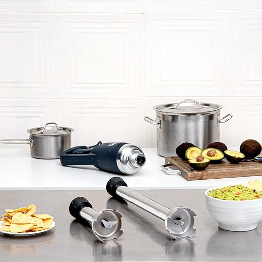 Restaurantware ATTACHMENT ONLY: Hi Tek 21 Inch Immersion Blender Attachment 1 Dishwashable Blending Shaft - Blender Sold Separately Durable Stainless Steel Blender Attachment