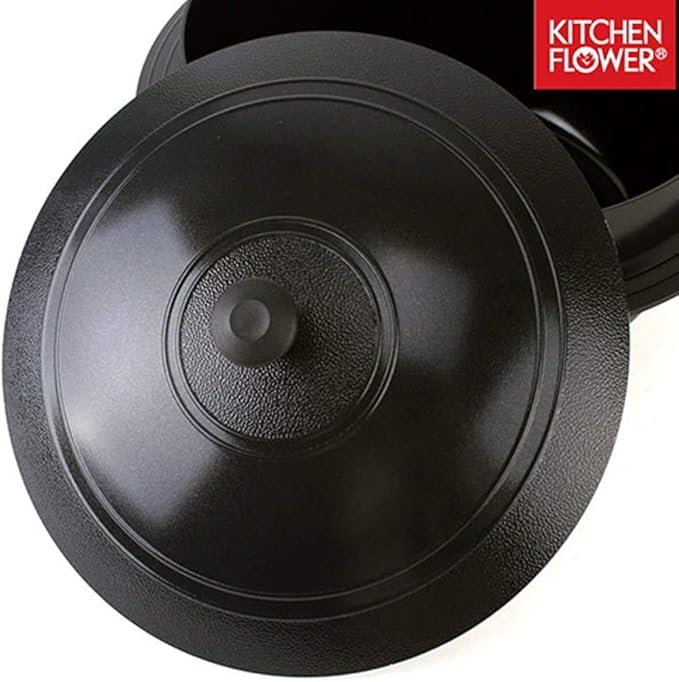 [KF] IH Induction Korean Traditional Iron Pot Rice Gamasot Ceramic Cauldron Made in Korea (7 (18cm))