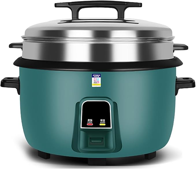 Large Rice Cooker with Steamer (8L-45L) Canteen Commercial Hotel Home Old-fashioned Large Capacity Rice Cooker 8-60 PeopleUS/EU Used(28L)