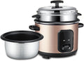 Rice Cooker - Rice Cooker With Non-stick Coating Rice Cooker With Steamer Multifunctional Cooking Rice Cooker Household Rice Cooker Includes Steamer Insert Spoon And Measuring Cup ( Size : 5L )