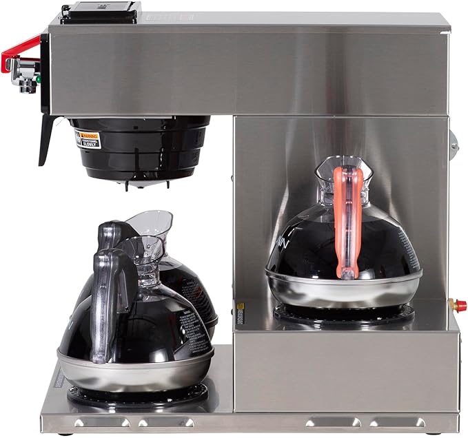 Bunn 12950.0212 CWTF15-3 Automatic Commercial Coffee Brewer with 3 Lower Warmers (120V)